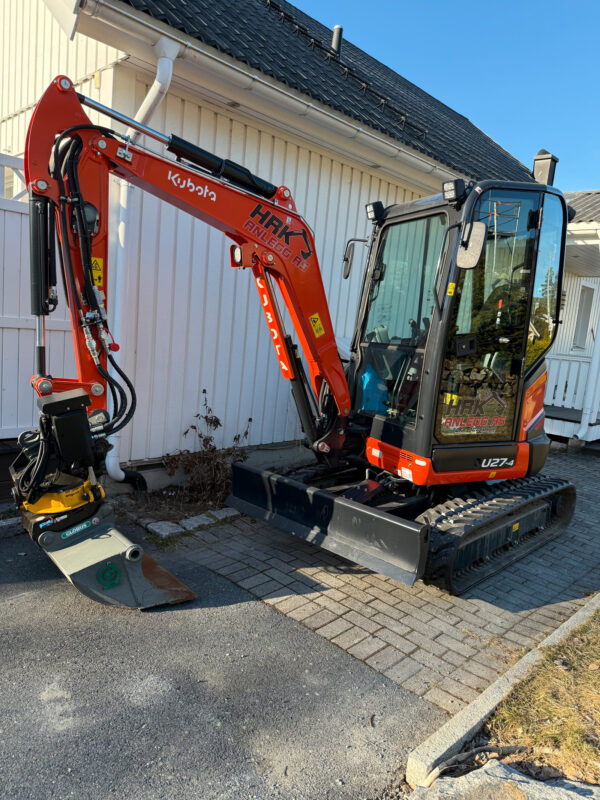 Kubota U27-4 HI avec rotor inclinable