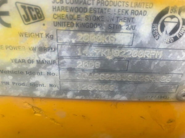 JCB 8020 – Image 10