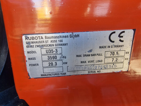 Kubota U35-3 – Image 13