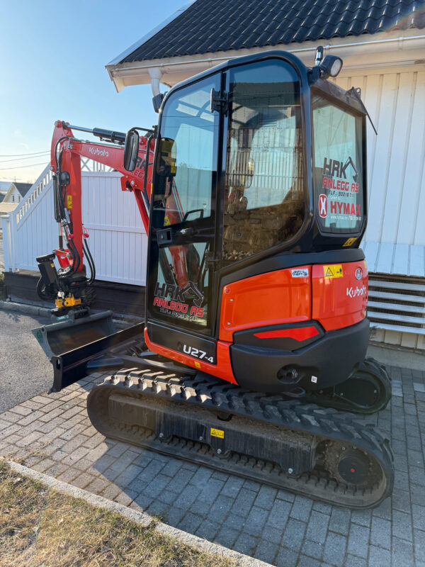 Kubota U27-4 HI avec rotor inclinable – Image 2