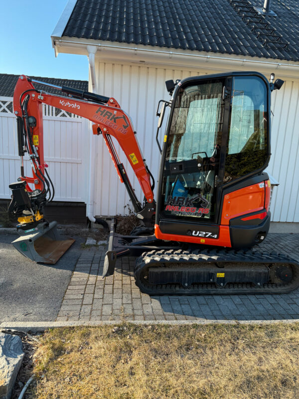 Kubota U27-4 HI avec rotor inclinable – Image 3