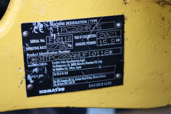 Komatsu PC26 MR-5 – Image 7